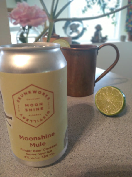 Calgary’s Skunkworks Distillery - NEW MOONSHINE MULE in a can!