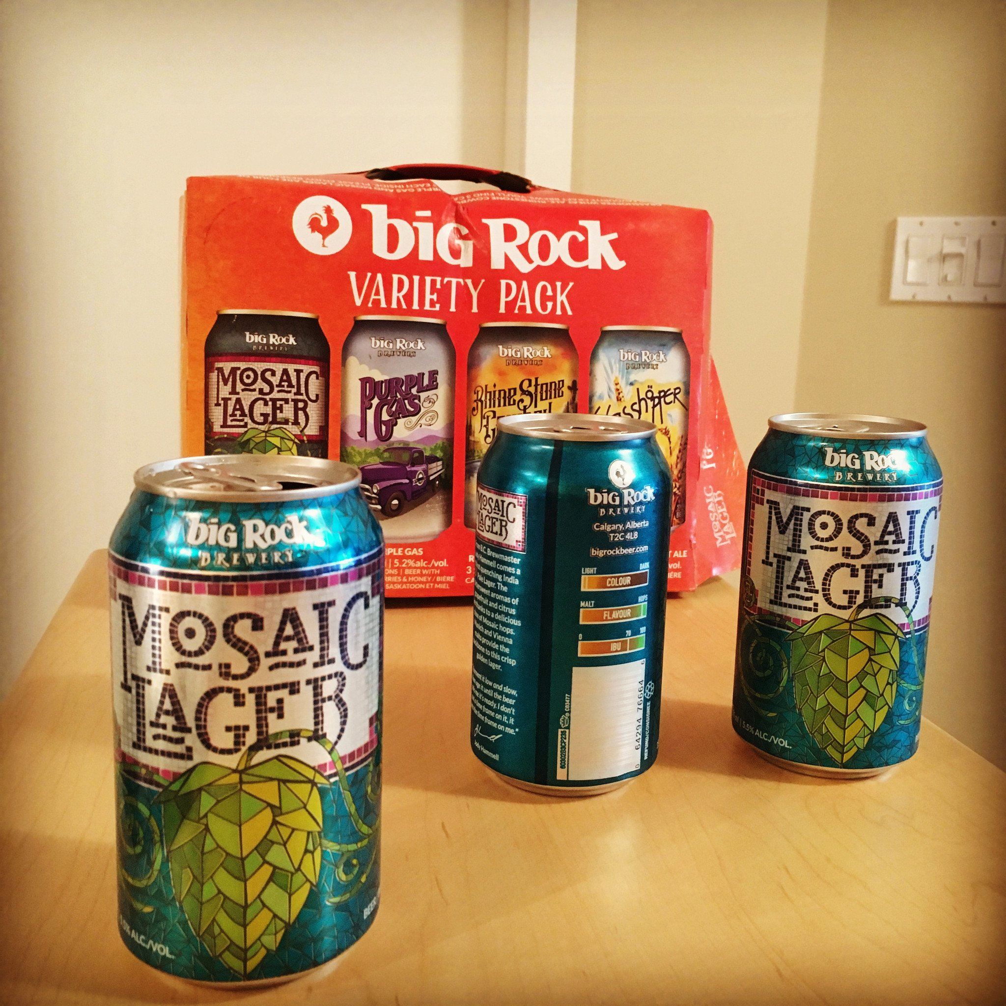 Big Rock Brewery's Mosaic Lager