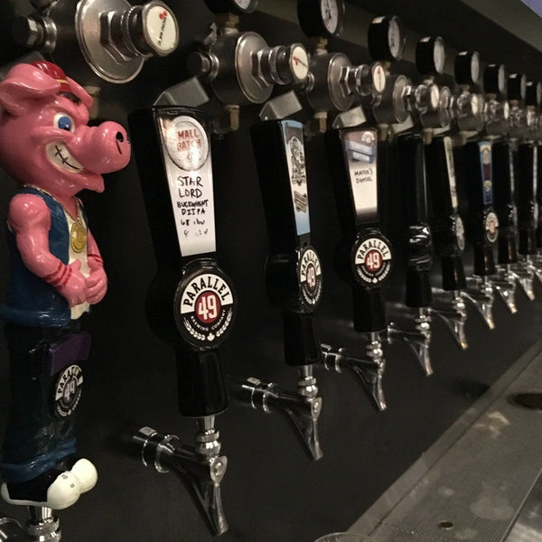 parallel 49 beer taps