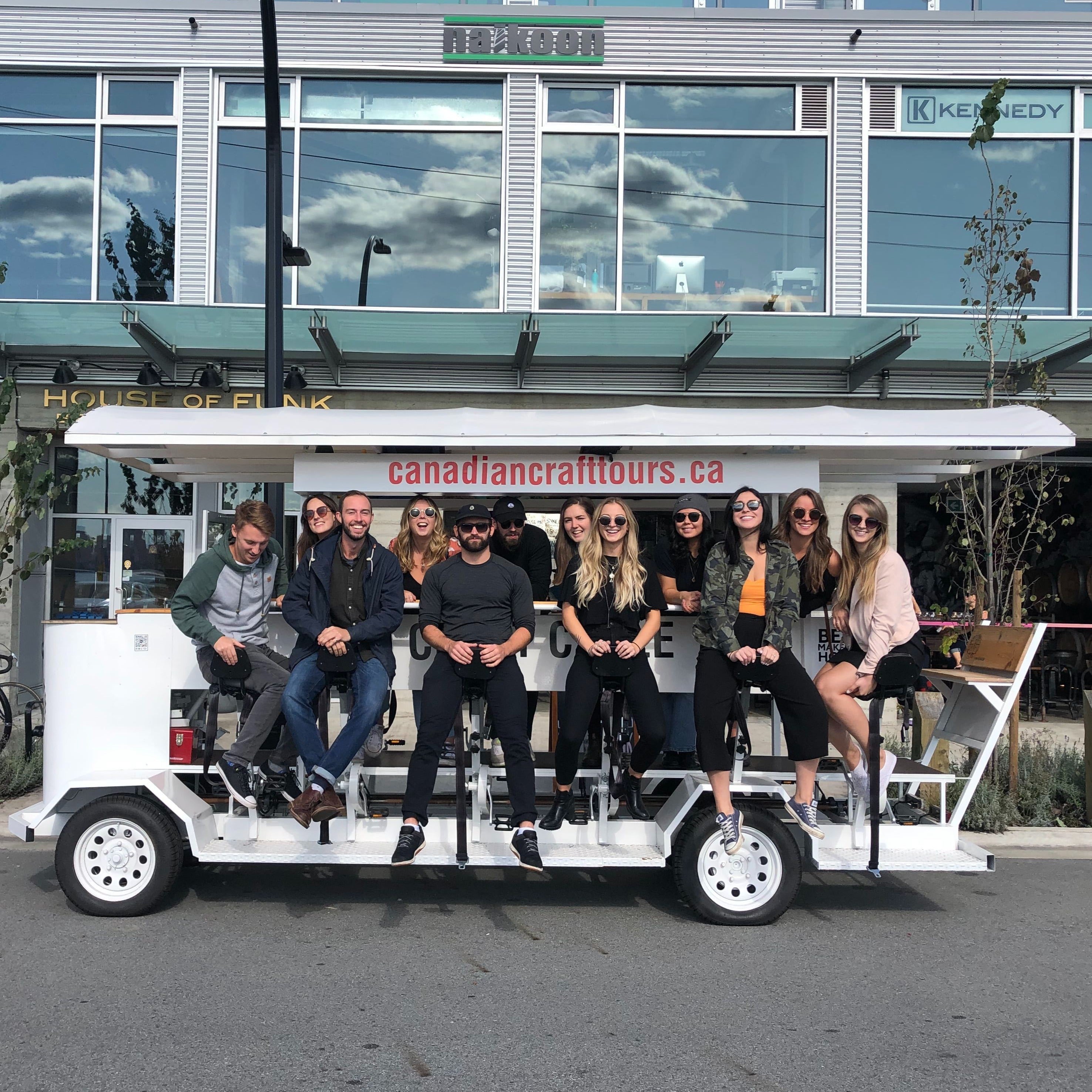 electric bicycle vancouver brewery North Vancouver Beer Bike