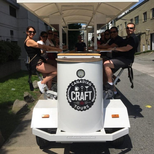 Group Tour Vancouver Beer Bike