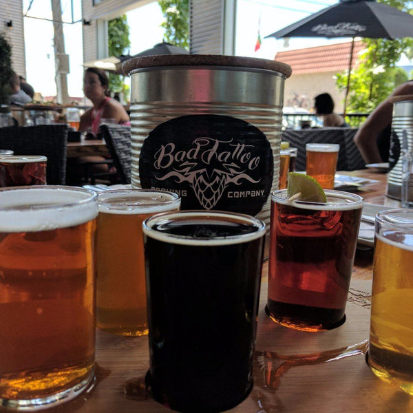 Bad Tattoo Flight on Penticton Brewery Tour