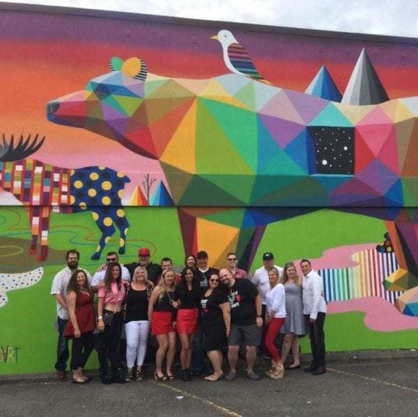 Group Photo at Brewery Tour